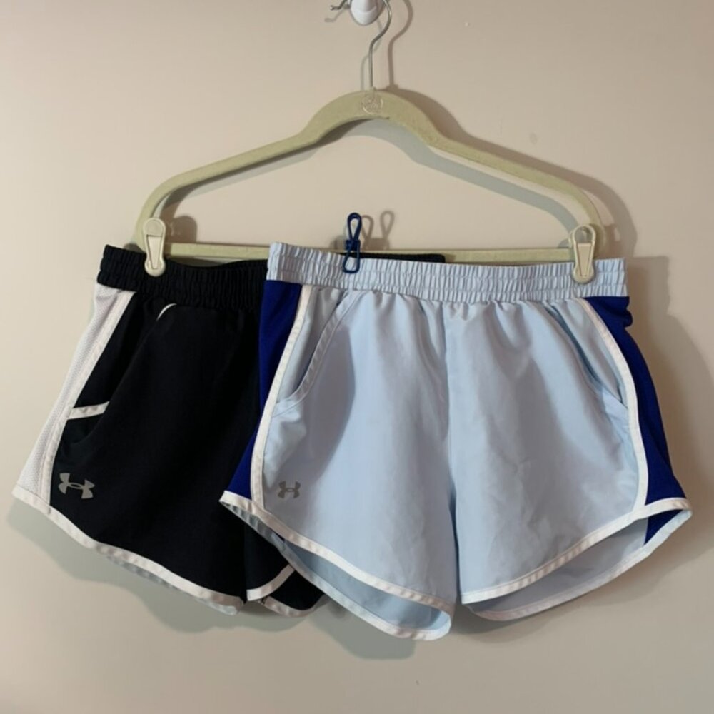 Women's Under Armour Fly-By Shorts | Set of 2 | Athletic Shorts | Pocket